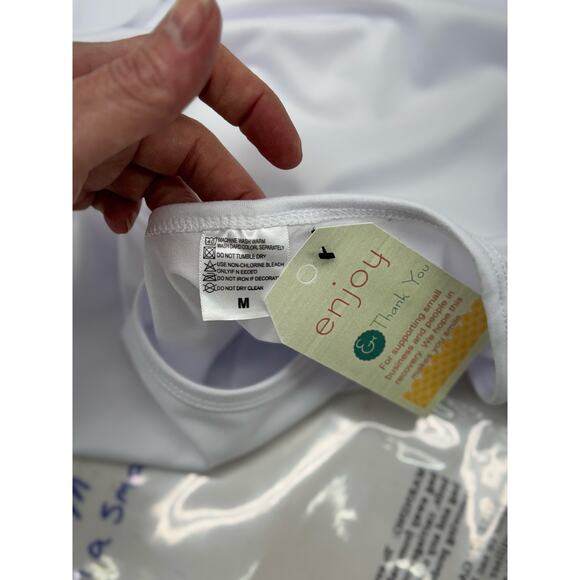 women's New custom white Teach Medium t-shirt - Picture 3 of 4